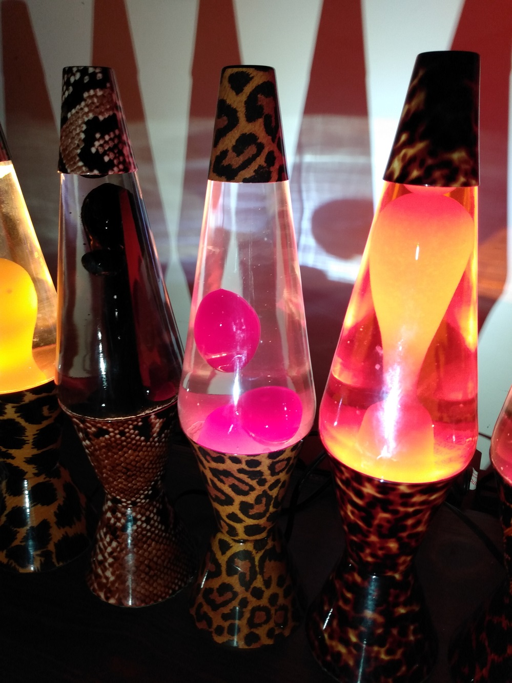 ALL SEVEN OF MY SAFARI LAVA LAMPS