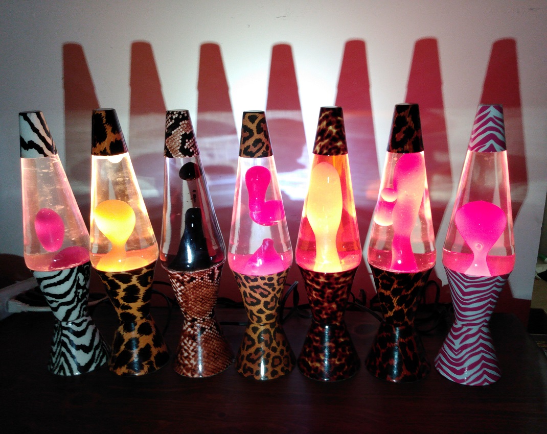 ALL SEVEN OF MY SAFARI LAVA LAMPS