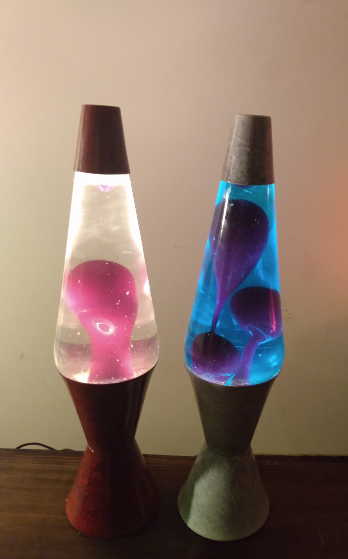 MARBLED LAVA LAMPS