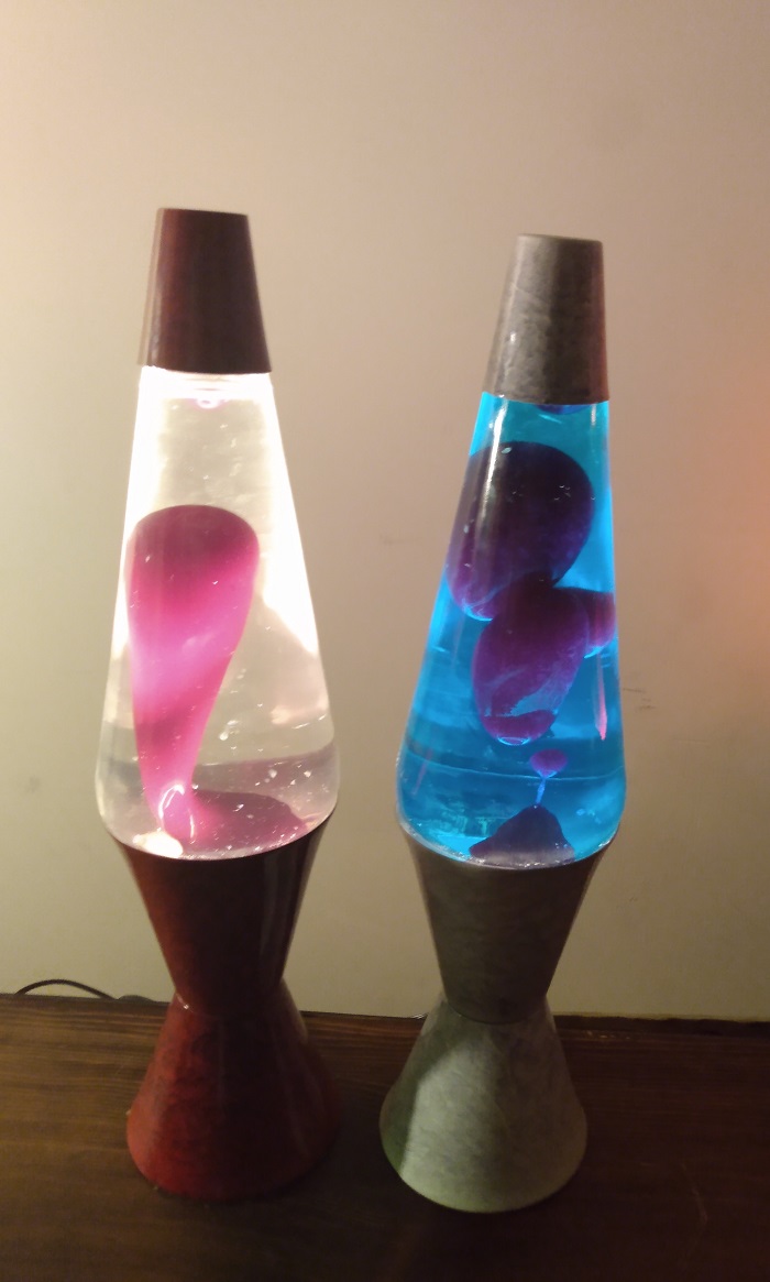 MARBLED LAVA LAMPS