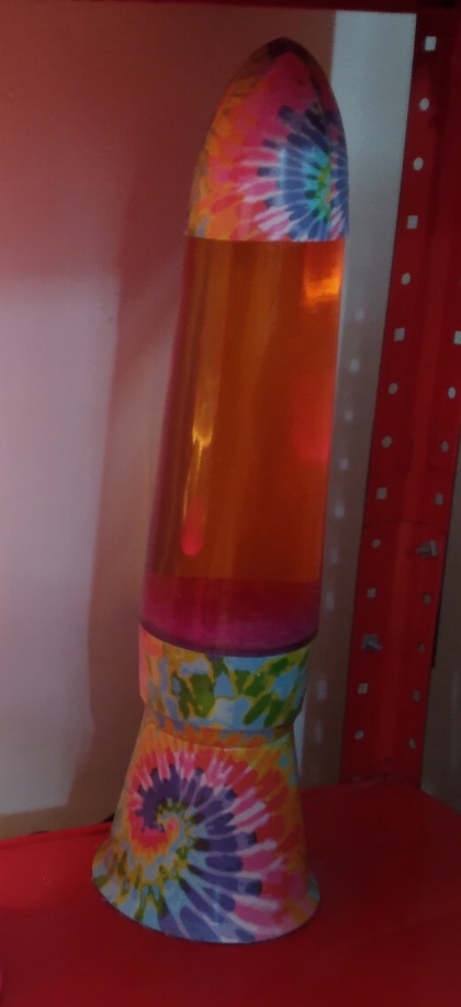 TIE DYE LAVA LAMP