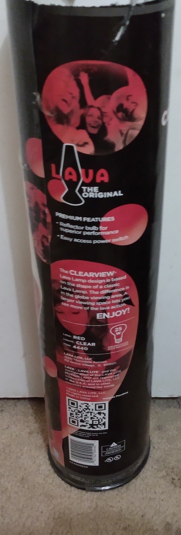 CLEARVIEW LAVA LAMP CONTAINER