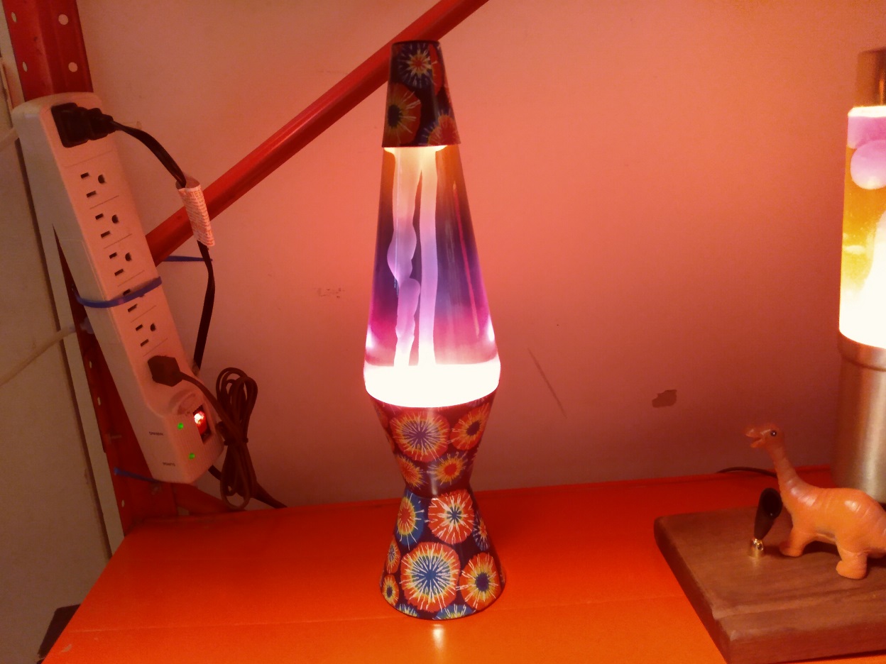 FIREWORKS COLORMAX LAVA LAMP