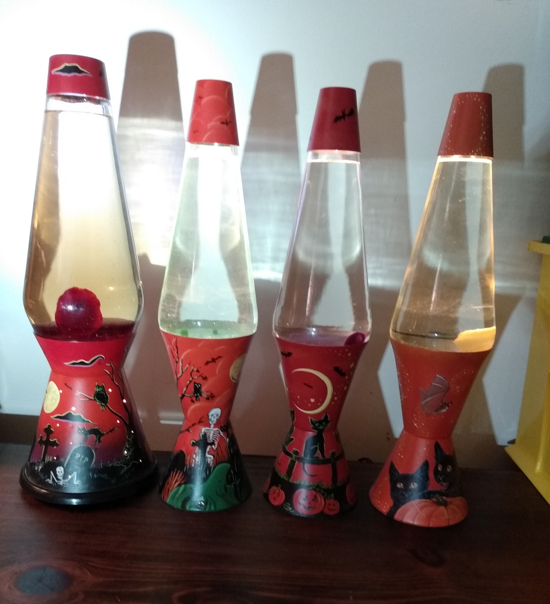MANDY MOORE CUSTOM PAINTED LAVA LAMPS