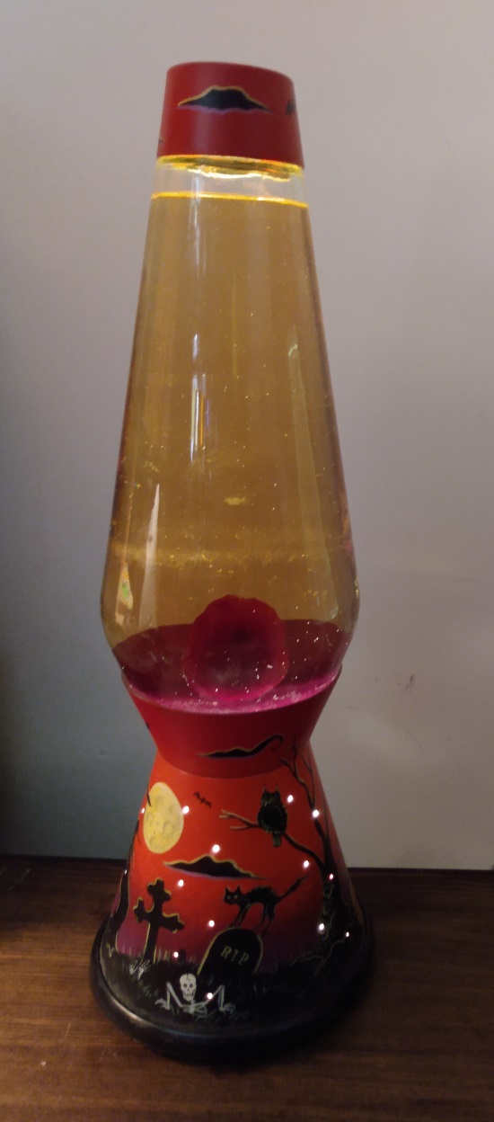 MANDY MOORE CUSTOM PAINTED LAVA LAMPS
