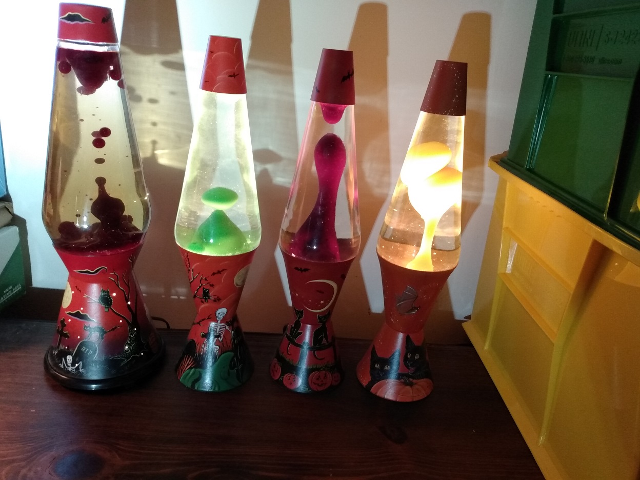 MANDY MOORE CUSTOM PAINTED LAVA LAMPS