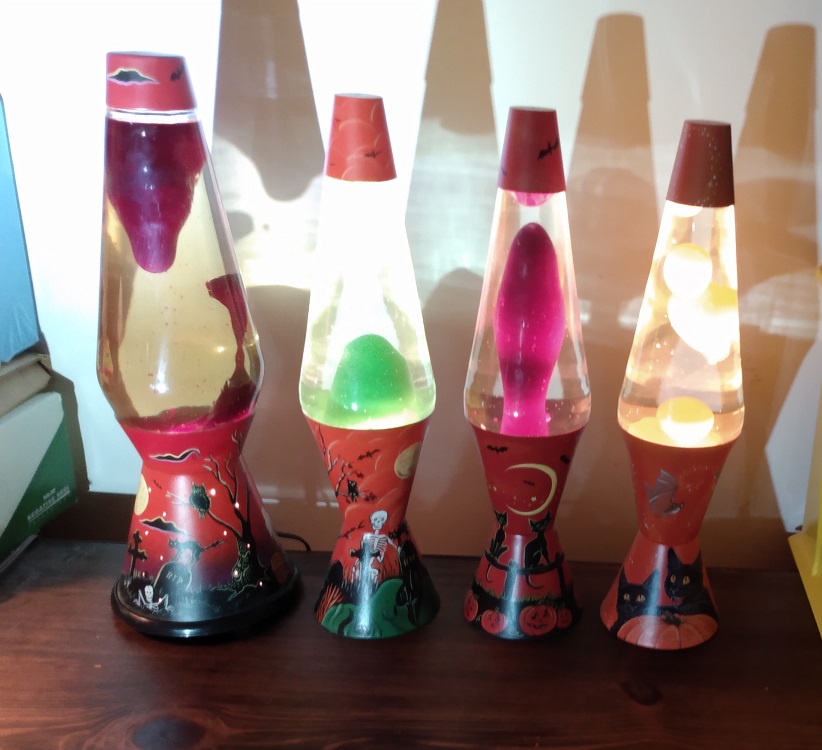 MANDY MOORE CUSTOM PAINTED LAVA LAMPS