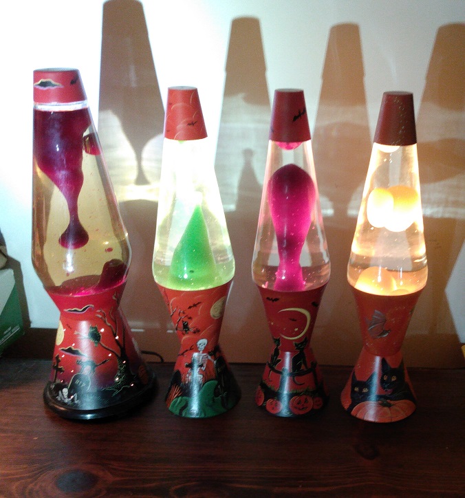 MANDY MOORE CUSTOM PAINTED LAVA LAMPS