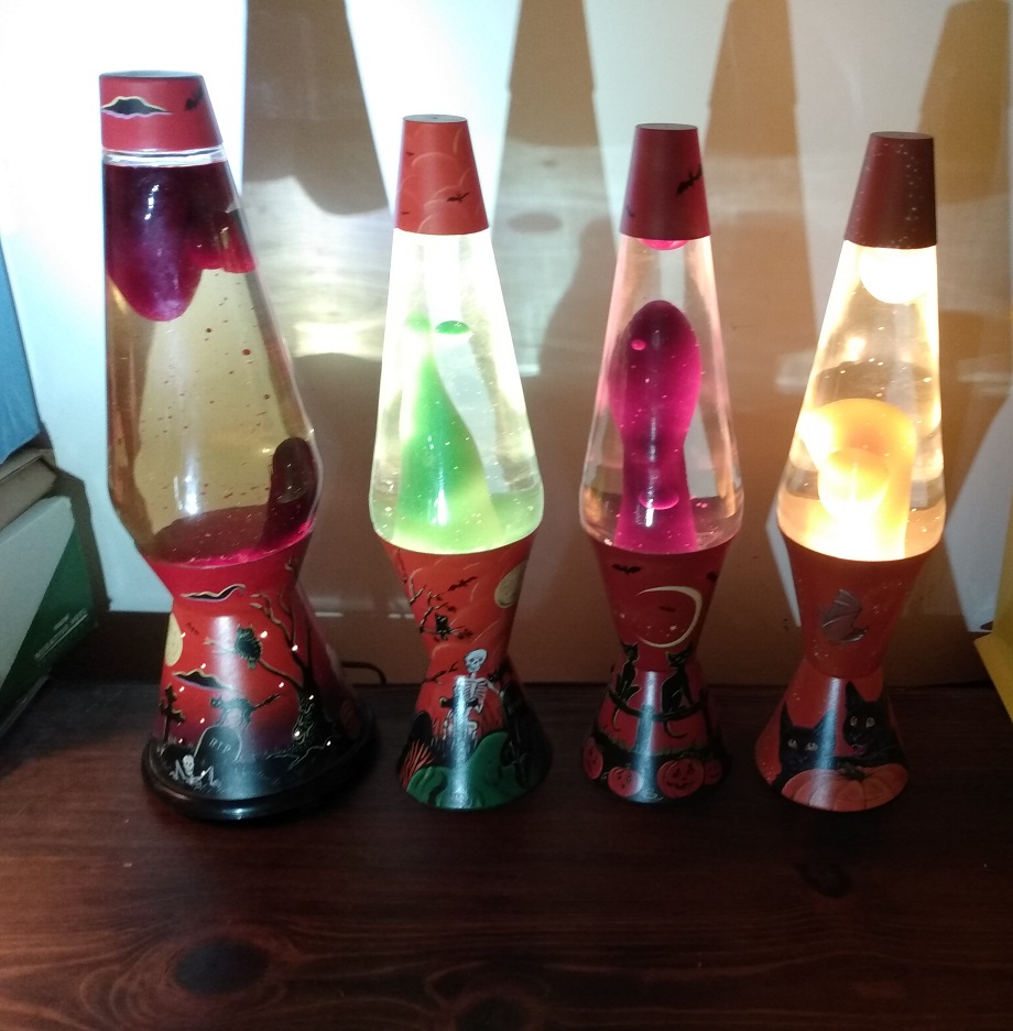 MANDY MOORE CUSTOM PAINTED LAVA LAMPS