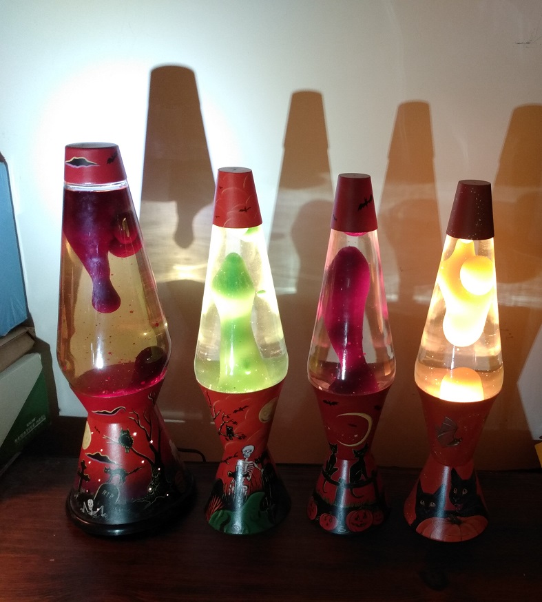 MANDY MOORE CUSTOM PAINTED LAVA LAMPS