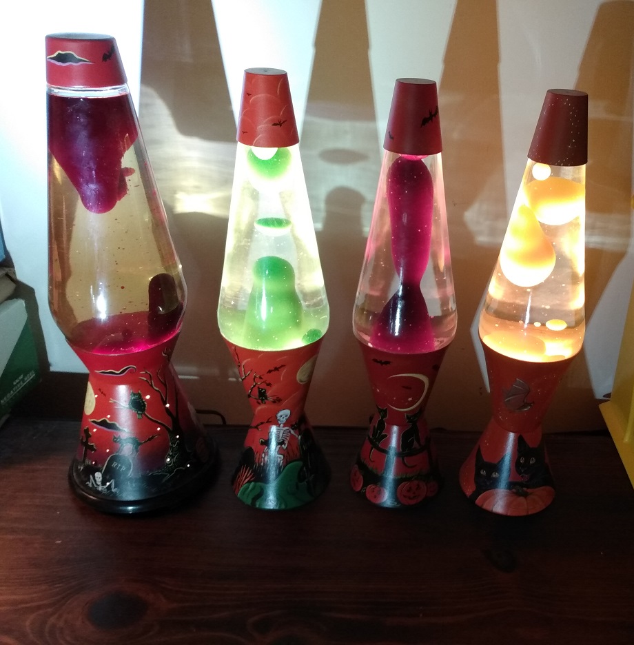 MANDY MOORE CUSTOM PAINTED LAVA LAMPS