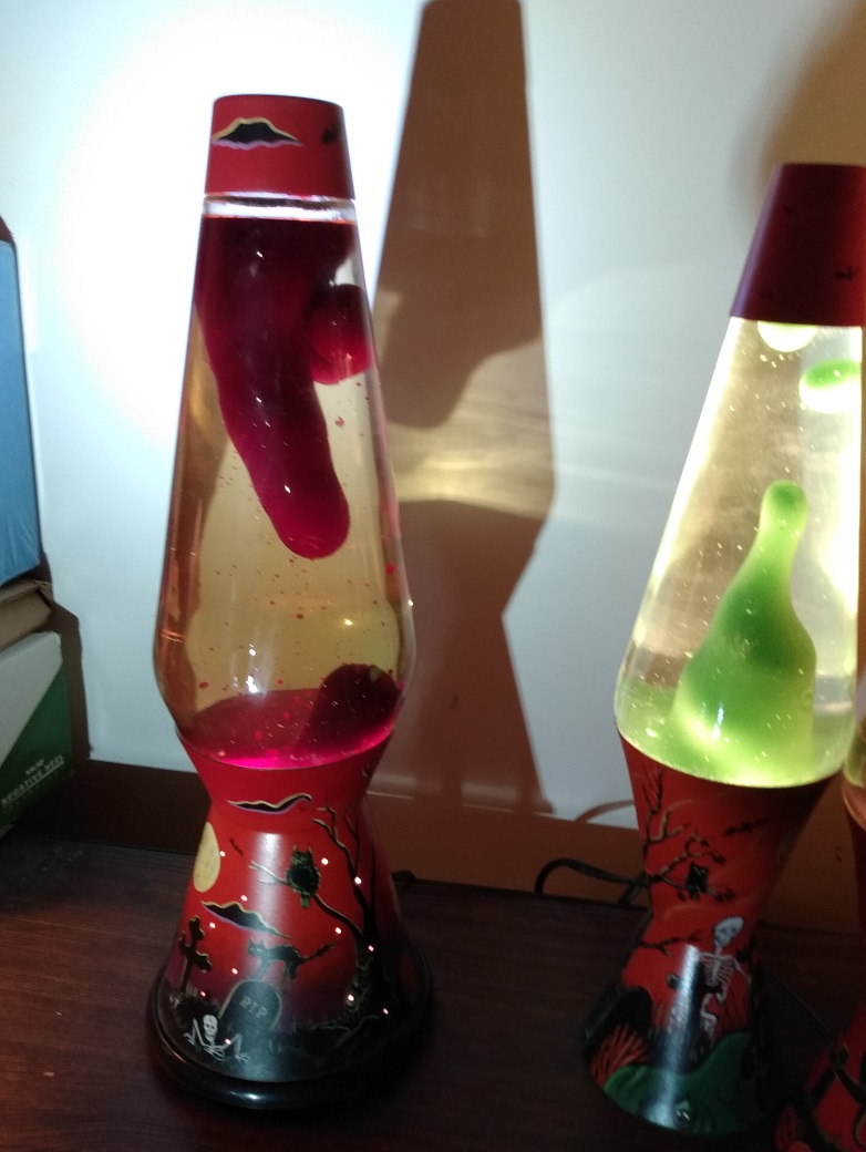 MANDY MOORE CUSTOM PAINTED LAVA LAMPS