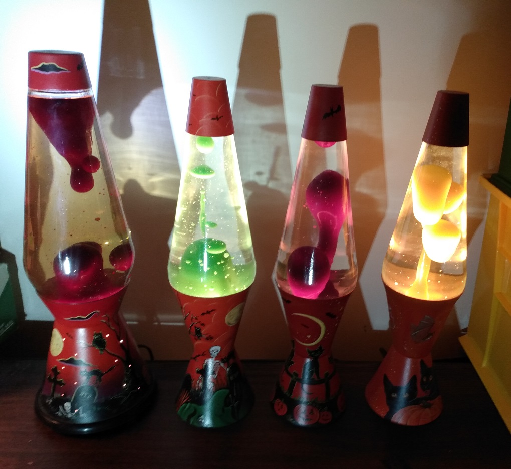 MANDY MOORE CUSTOM PAINTED LAVA LAMPS