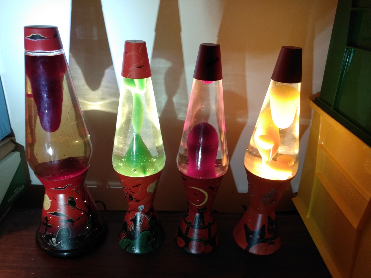 MANDY MOORE CUSTOM PAINTED LAVA LAMPS