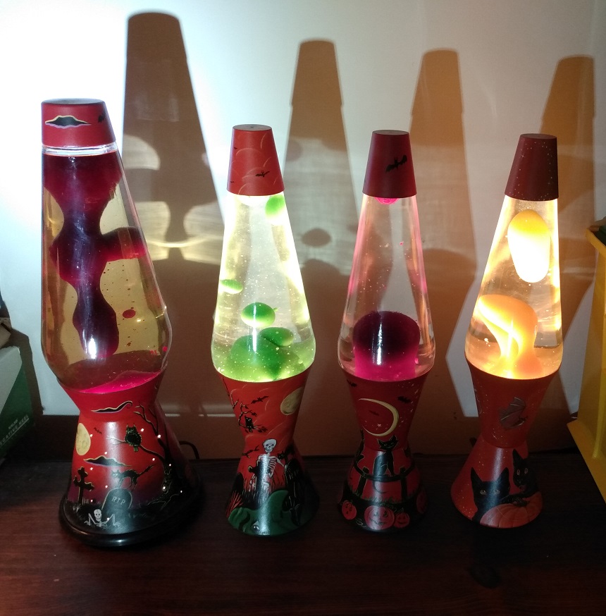 MANDY MOORE CUSTOM PAINTED LAVA LAMPS