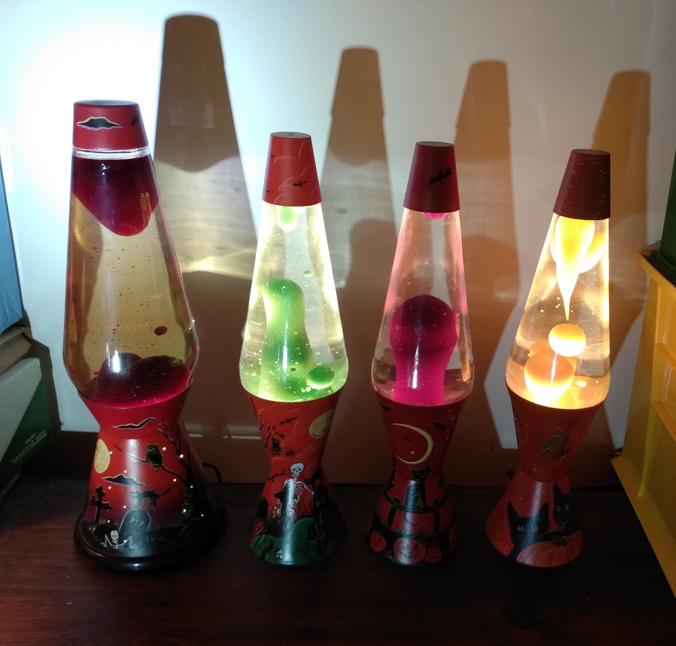 MANDY MOORE CUSTOM PAINTED LAVA LAMPS
