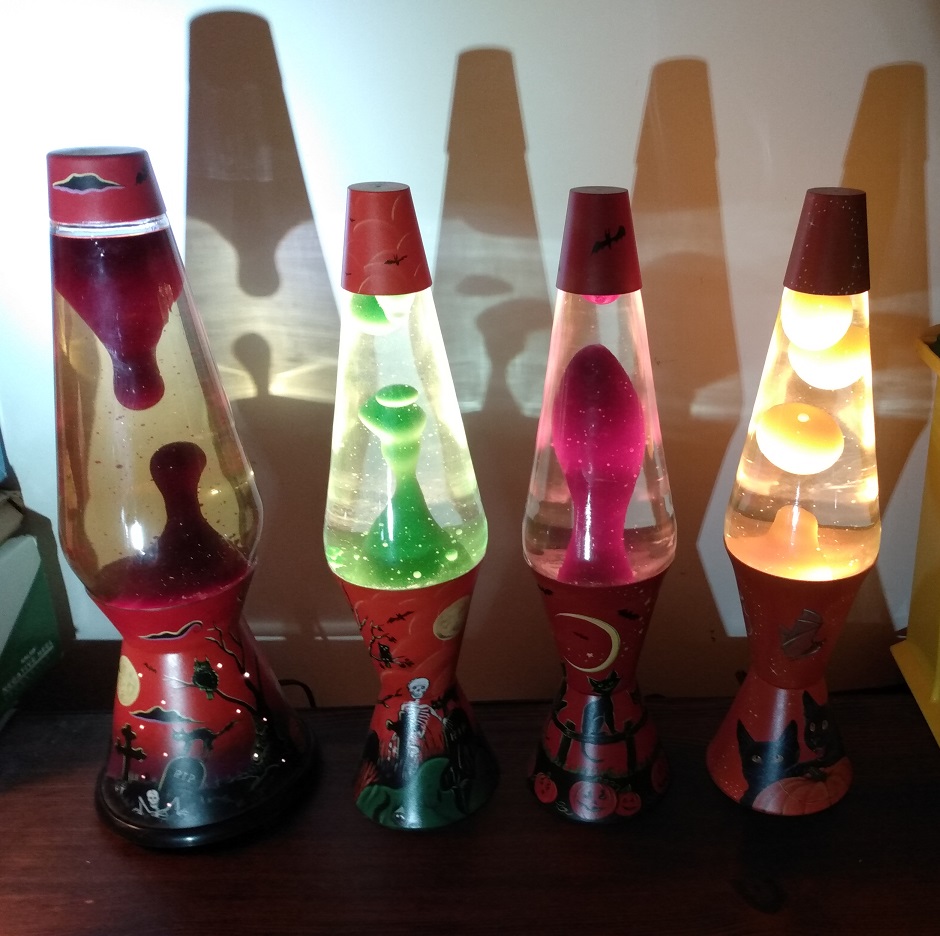MANDY MOORE CUSTOM PAINTED LAVA LAMPS