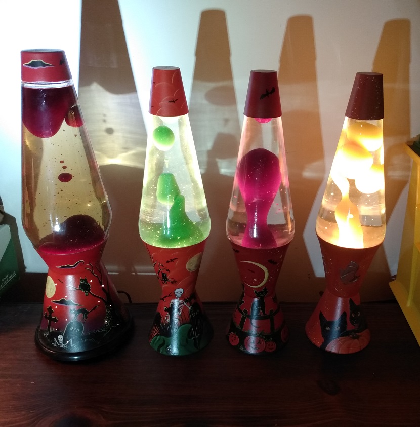 MANDY MOORE CUSTOM PAINTED LAVA LAMPS