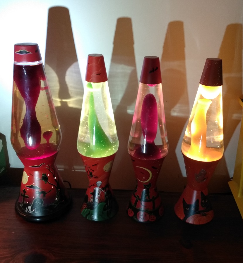 MANDY MOORE CUSTOM PAINTED LAVA LAMPS
