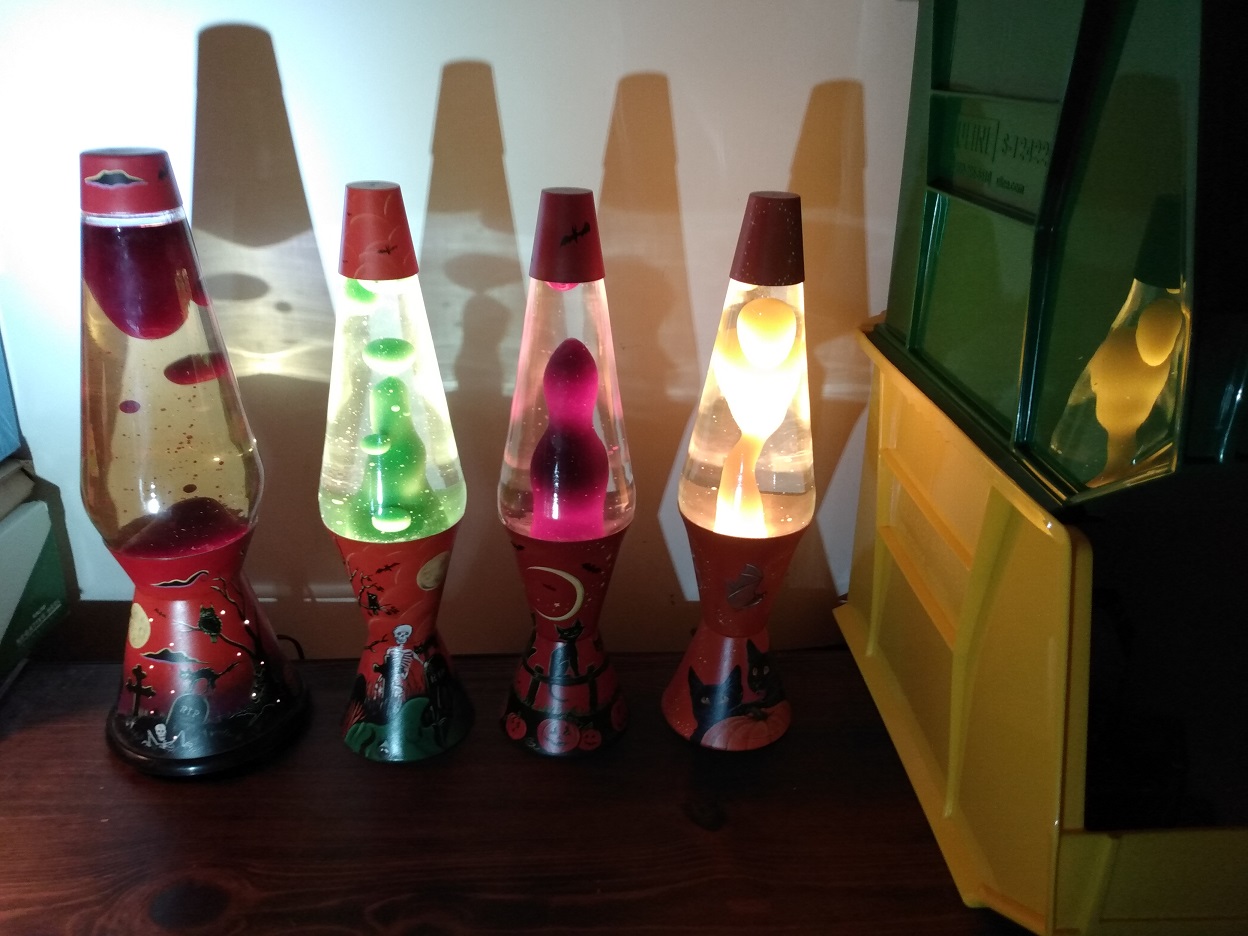 MANDY MOORE CUSTOM PAINTED LAVA LAMPS