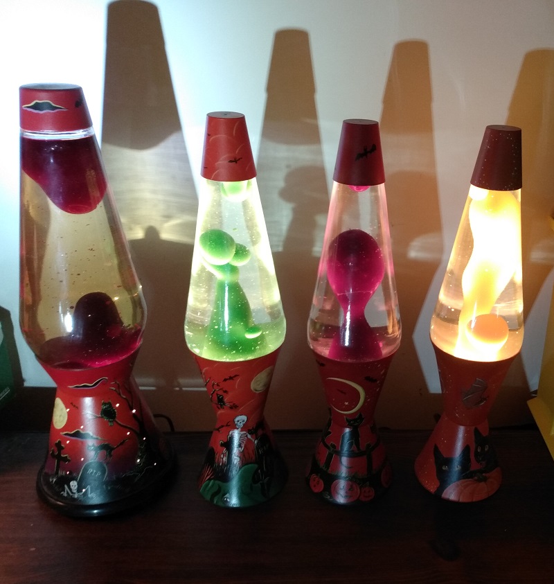 MANDY MOORE CUSTOM PAINTED LAVA LAMPS