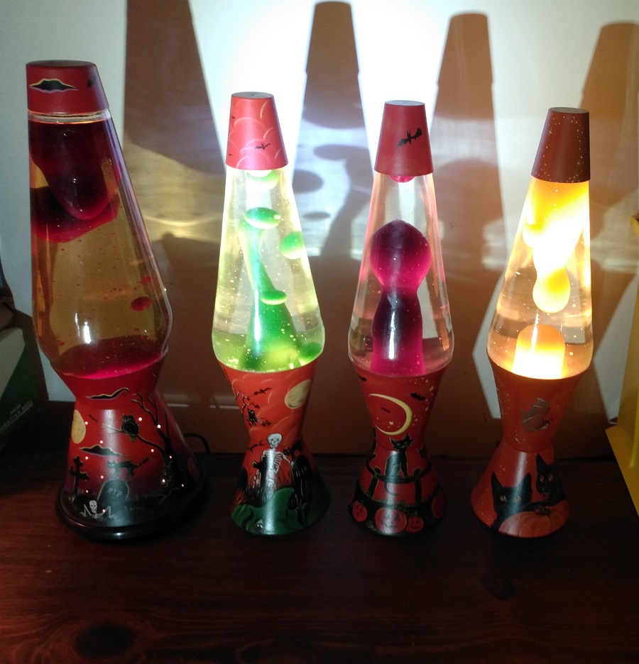 MANDY MOORE CUSTOM PAINTED LAVA LAMPS