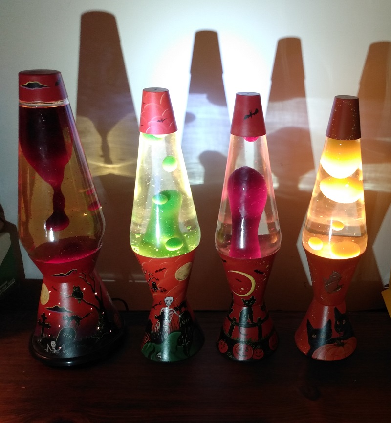 MANDY MOORE CUSTOM PAINTED LAVA LAMPS