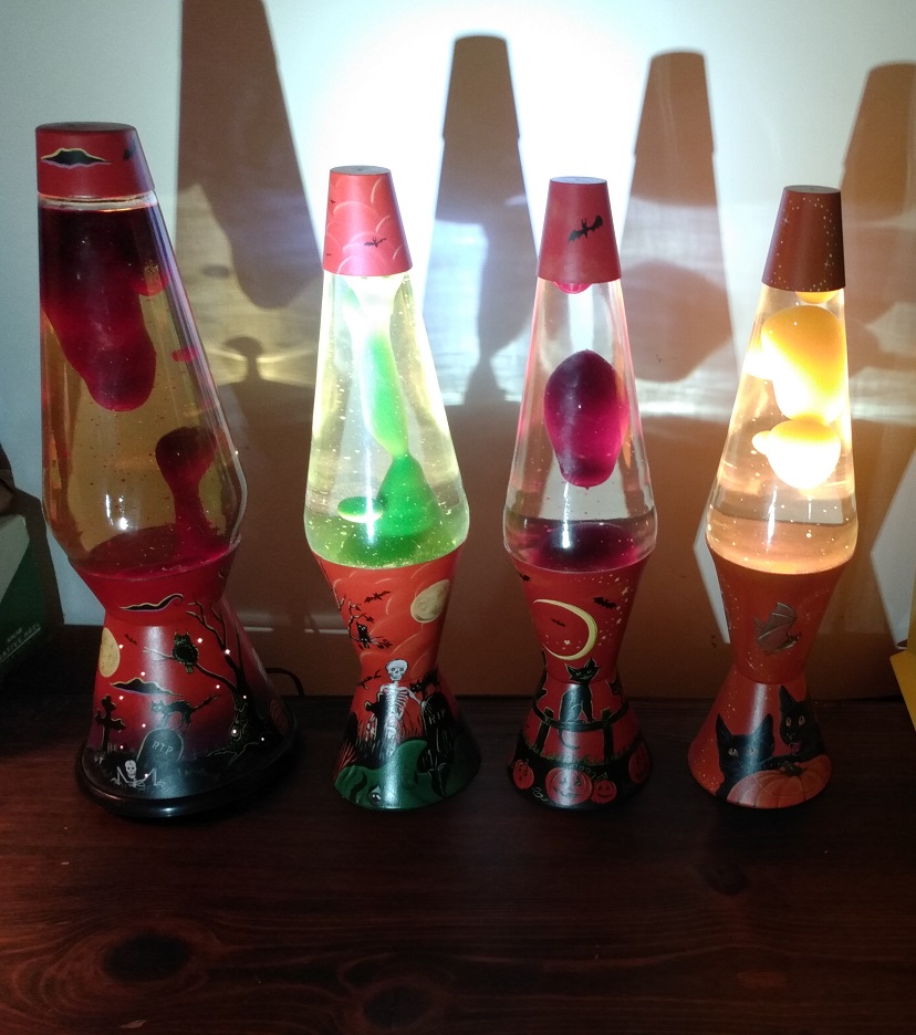 MANDY MOORE CUSTOM PAINTED LAVA LAMPS