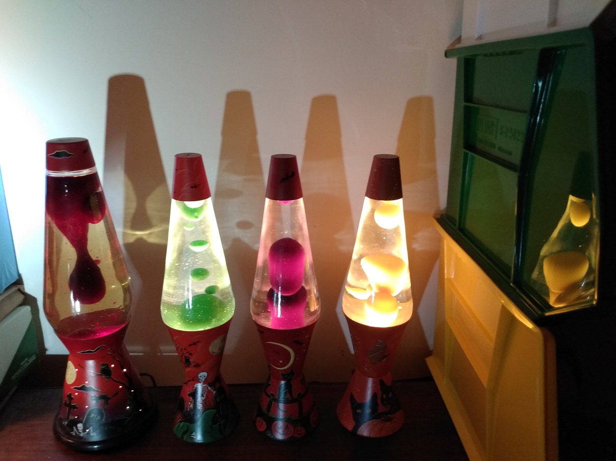 MANDY MOORE CUSTOM PAINTED LAVA LAMPS