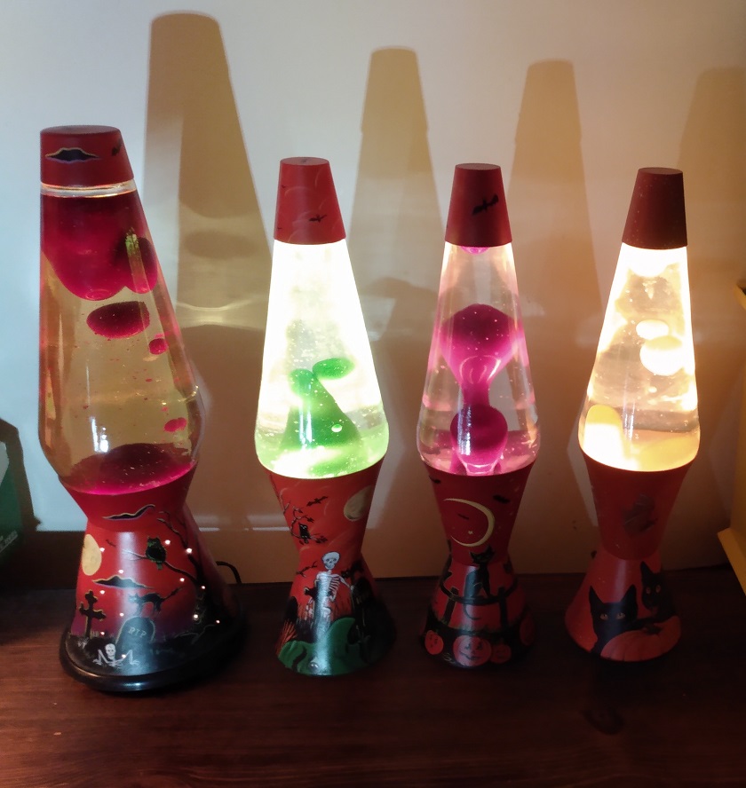 MANDY MOORE CUSTOM PAINTED LAVA LAMPS
