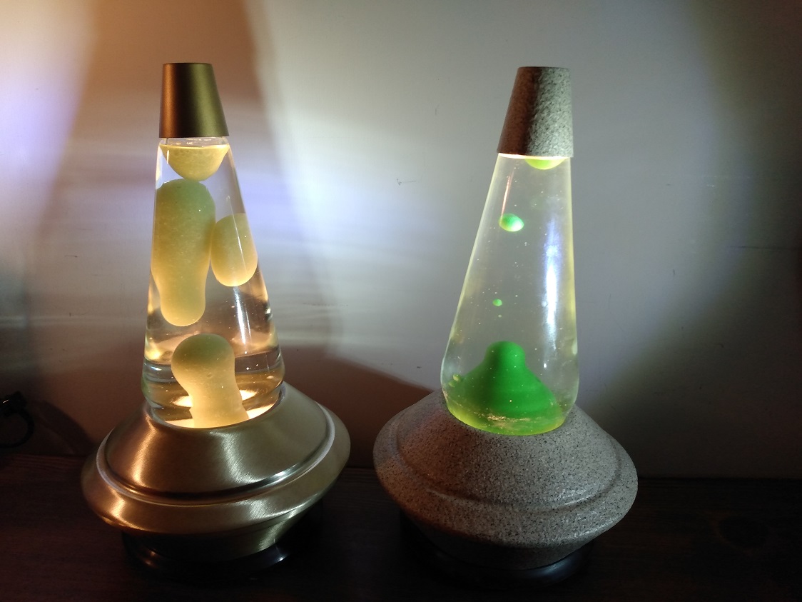 TWO SATURNA LAVA LAMPS