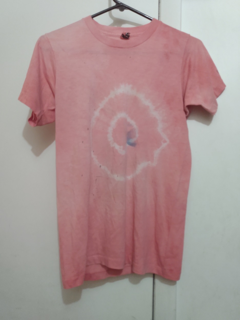 PROBABLY MY FIRST TIE DYE SHIRT