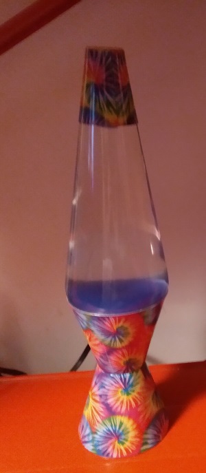 TIE DYE LAVA LAMP
