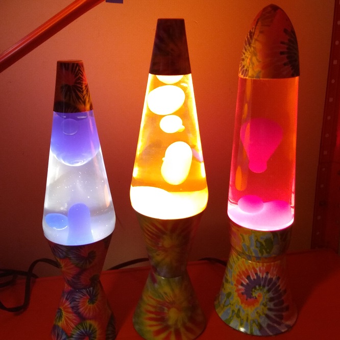 TIE DYE LAVA LAMPS