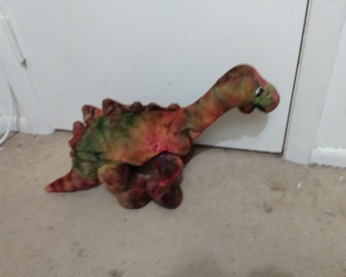 TIE DYE BRONTOSAURUS