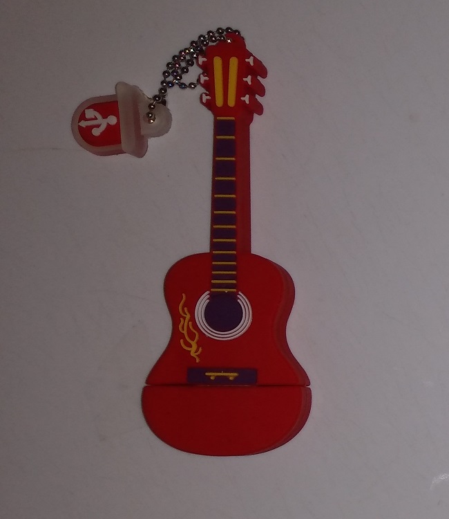 Red guitar USB
